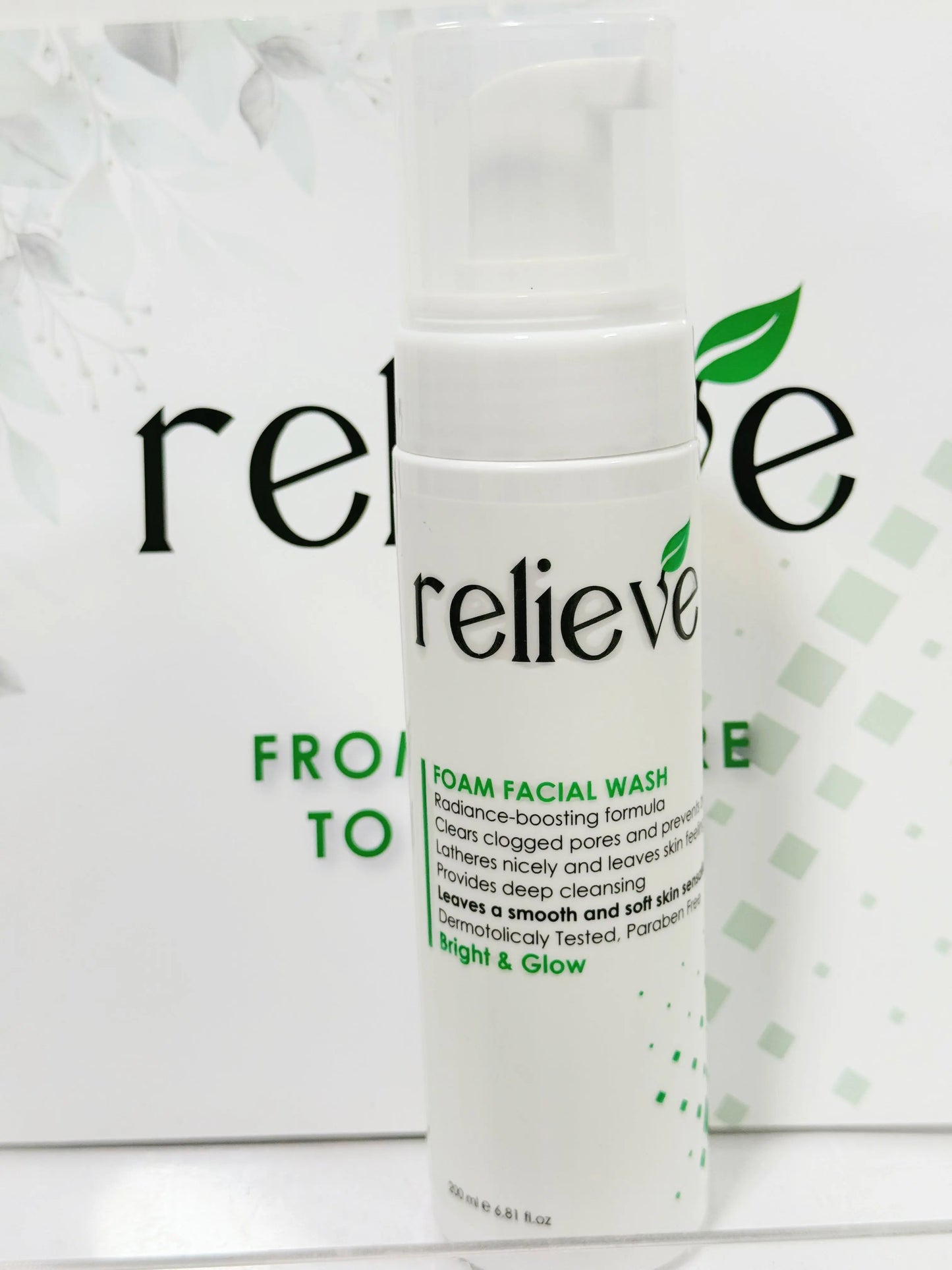 Relieve Foam Facial Wash